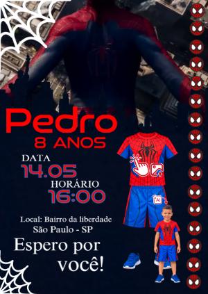 Convite Animado Homem-Aranha: Vire o Herói com Foto IA