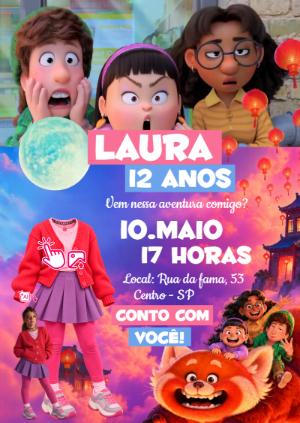 Convite Animado Red: Vire a Personagem com sua Foto por IA!
