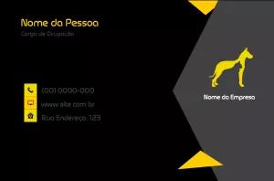 Cartão de Visita Pet Shop Moderno para Editar Online