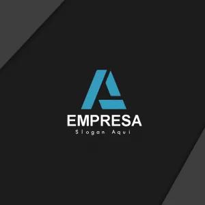 Logo Abstrato com Letra A para Editar Online