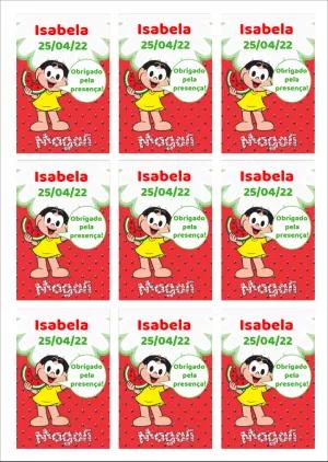 Tag de Aniversário Magali Editável para Imprimir Online