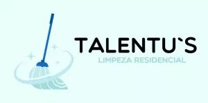 Logo para Serviço de Limpeza Editável com Esfregão Moderno