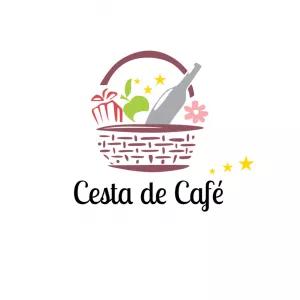 Logo Cesta de Café Editável Online para Baixar