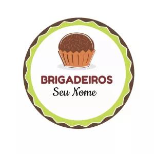 Logo Editável para Brigadeiros e Doceria para Personalizar