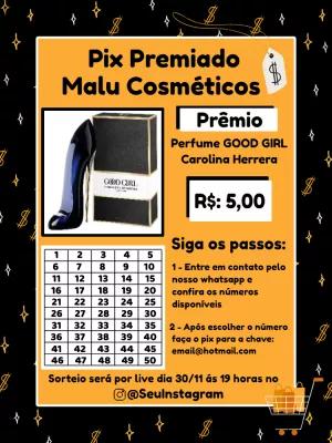 Arte para Rifa Online de Cosméticos para Editar