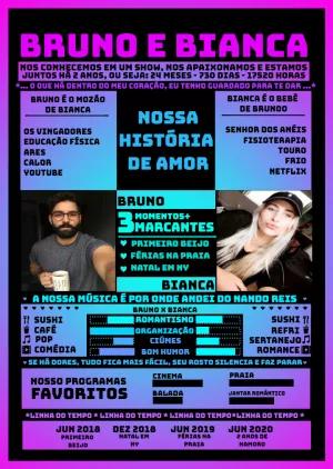Arte Infográfico de Amor para Casal: Edite Online Agora