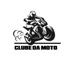 Logo de Motoclube com Moto Esportiva para Editar Online
