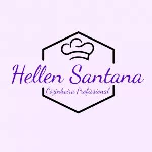 Logo Cozinheira Profissional Editável com Chapéu de Chef