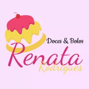 Logo Doceria com Cupcake Colorido para Editar Online