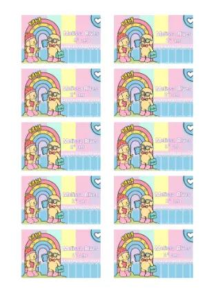 Etiqueta Escolar Bobbie Goods para Editar