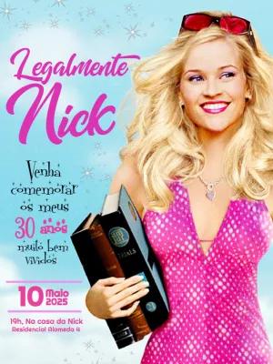 Convite de Aniversário Legalmente Loira para Editar Online