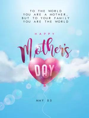 Beautiful Mother's Day Post Template to Edit Online