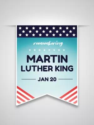 Editable Martin Luther King Day Post to Customize Online