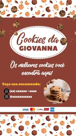 Cartão de Visita de Cookies e Doces para Editar Online