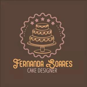Logo Editável para Confeitaria e Bolos para Editar