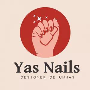 Logo Manicure Profissional com Mão e Brilhos para Editar