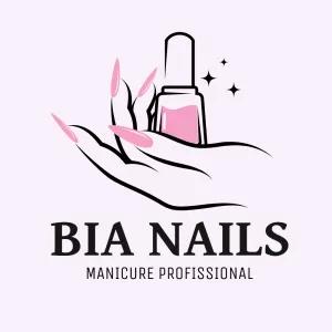 Logo Manicure Profissional Editável para seu Negócio
