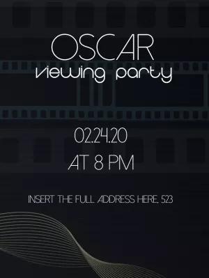 Awards Night Party Invitation Template to Edit Online