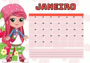 Planner da Moranguinho Editável Online para Imprimir