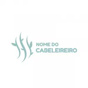 Logo para Cabeleireiro com Folhas para Editar Online