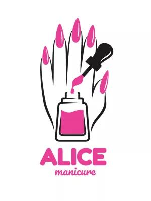 Logo Manicure e Salão de Beleza para Editar Online