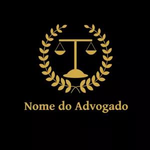 Logo para Advogado com Balança da Justiça Editável Online