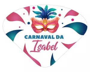 Ventarola de Carnaval com Máscara para Editar Online