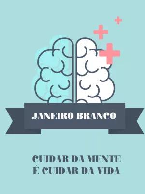 Post Janeiro Branco Saúde Mental para Editar Online