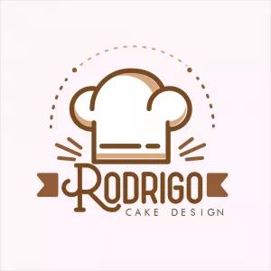Logo Editável de Confeitaria com Chapéu de Chef para Criar
