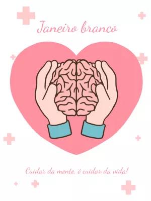 Post Janeiro Branco Saúde Mental para Editar Online
