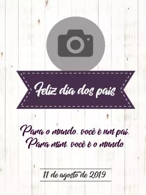 Post Dia dos Pais com Foto para Editar Online