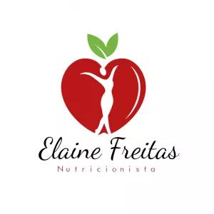 Logo Nutricionista com Maçã e Corpo para Editar Online