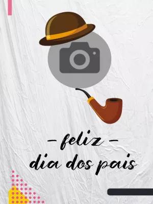 Cartão de Dia dos Pais com Foto para Editar Online