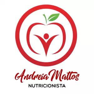Logo Nutricionista Editável com Maçã para sua Marca