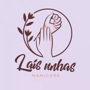 Logo Manicure Delicado com Flores para Editar Online