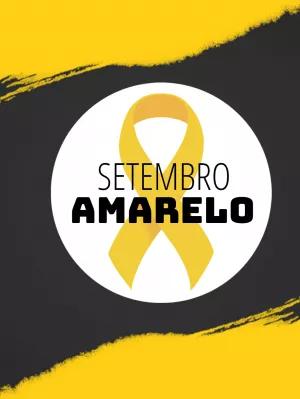 Arte Editável para Campanha Setembro Amarelo Online