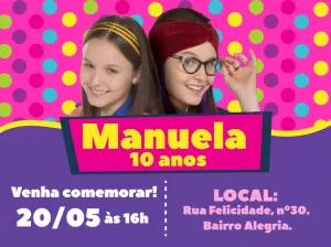 Convite Aniversário Cúmplices de um Resgate para Editar Online