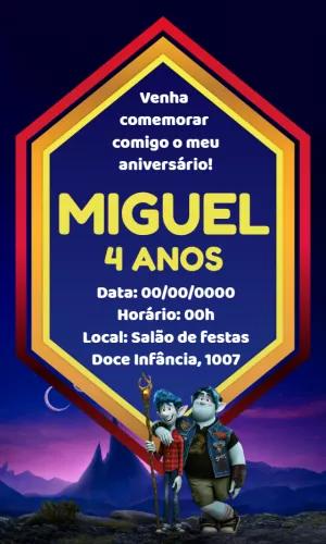 Convite de Aniversário Dois Irmãos para Editar Online