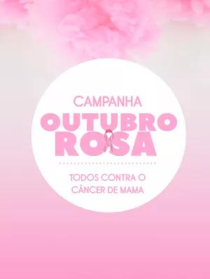 Arte Editável Online para Campanha Outubro Rosa