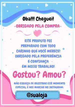 Cartão de Agradecimento Cliente com Design Fofo para Editar Online