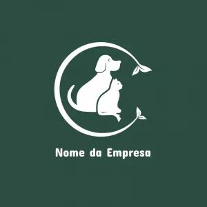 Logo Editável para Pet Shop e Veterinária para Criar Online