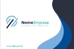 Cartão de Visita Corporativo Abstrato para Editar Online