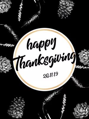 Elegant Thanksgiving Post Template to Edit Online