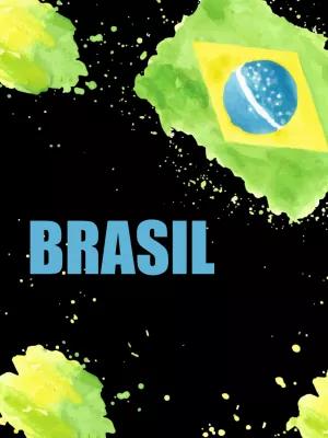 Arte Editável Proclamação da República com Bandeira do Brasil