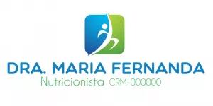 Logo Nutricionista Moderno e Profissional para Editar Online
