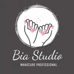 Logo Editável para Manicure e Designer de Unhas