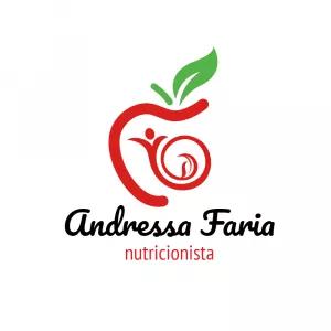 Logo Nutricionista com Maçã e Símbolo para Editar Online