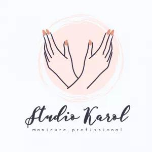 Logotipo Editável para Manicure com Design Elegante para Editar