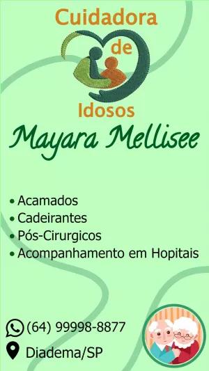 Cartão de Visita Cuidadora de Idosos Editável Online