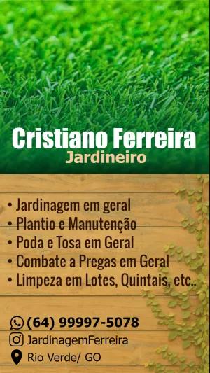 Cartão de Visita Jardineiro Profissional para Editar Online